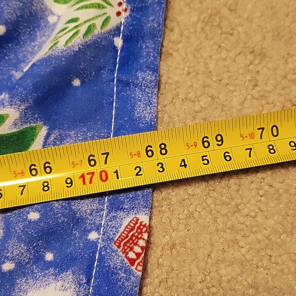 Christmas Fabric Shower Cutain